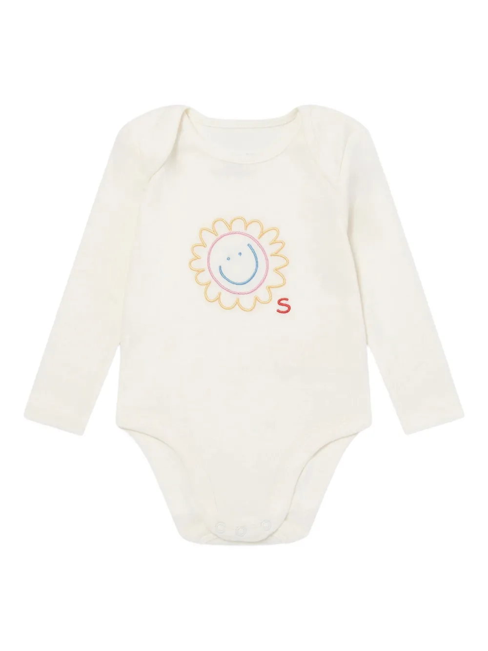Stella McCartney Kids sun-embroidered bodysuit - Wit