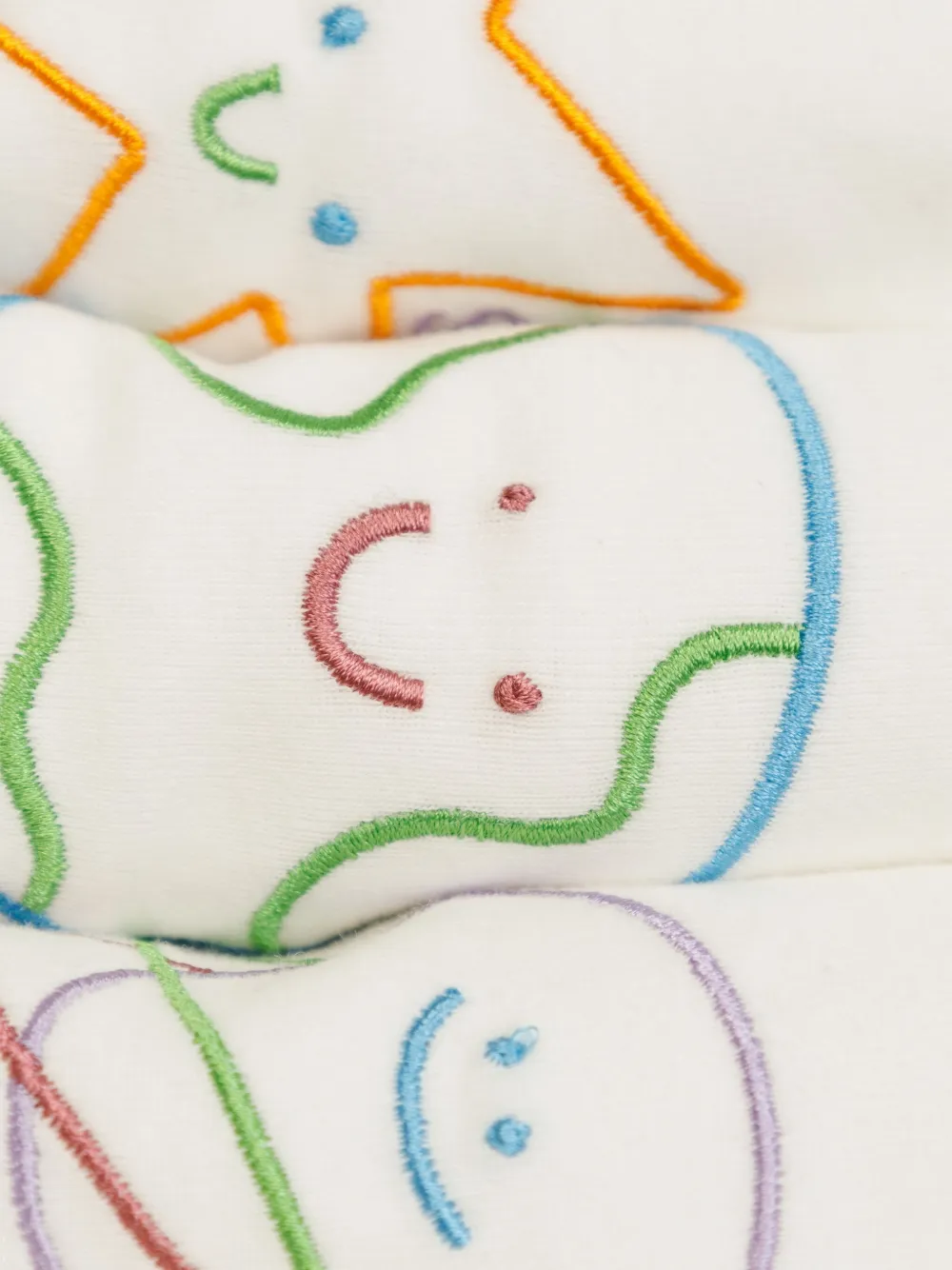 Stella McCartney Kids Romper met geborduurde zon Wit