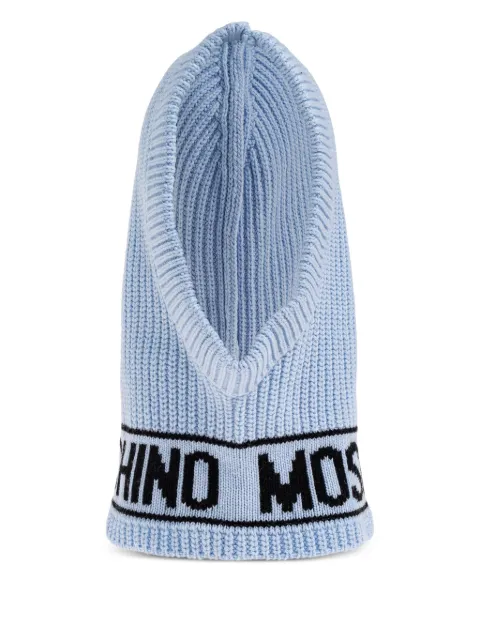 Moschino pasamontañas tejido de canalé