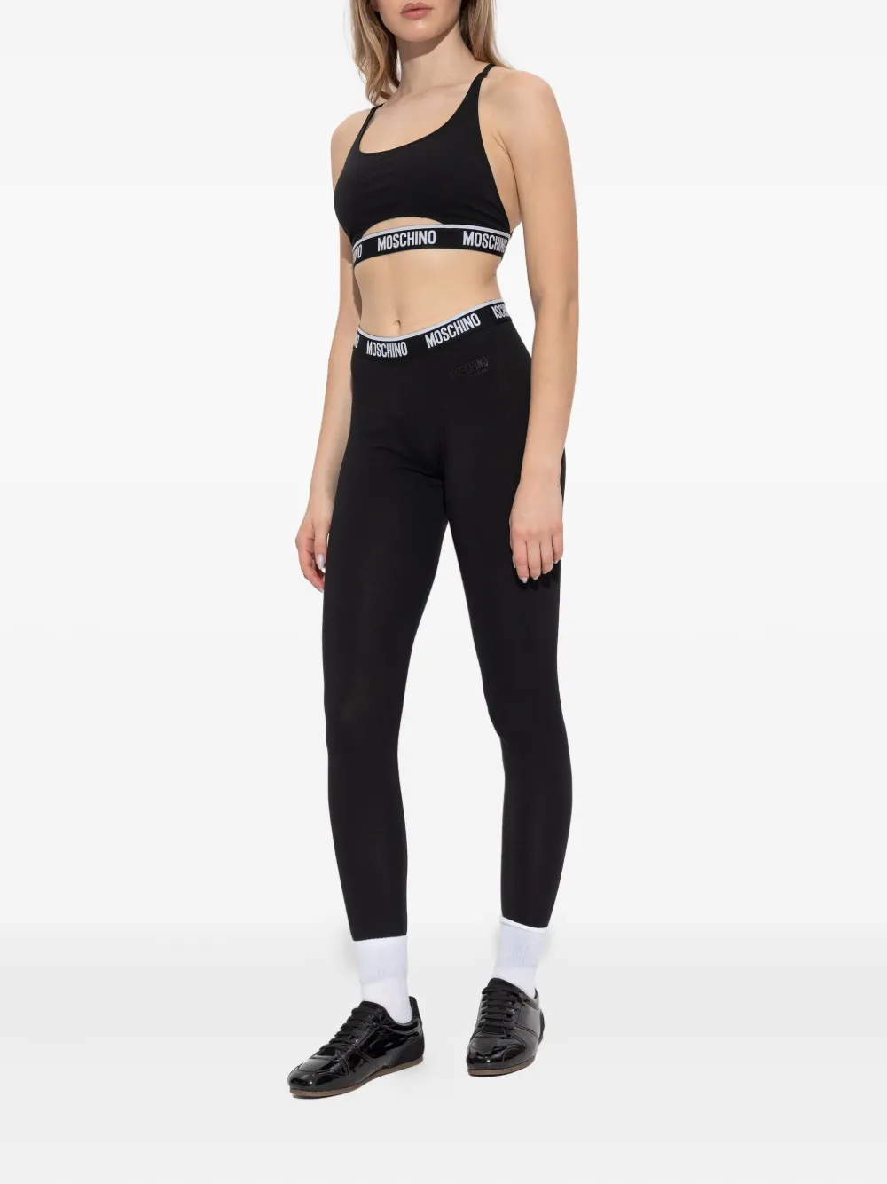Moschino Z-logo cut-out crop top | Vests & Tank Tops | Image 2