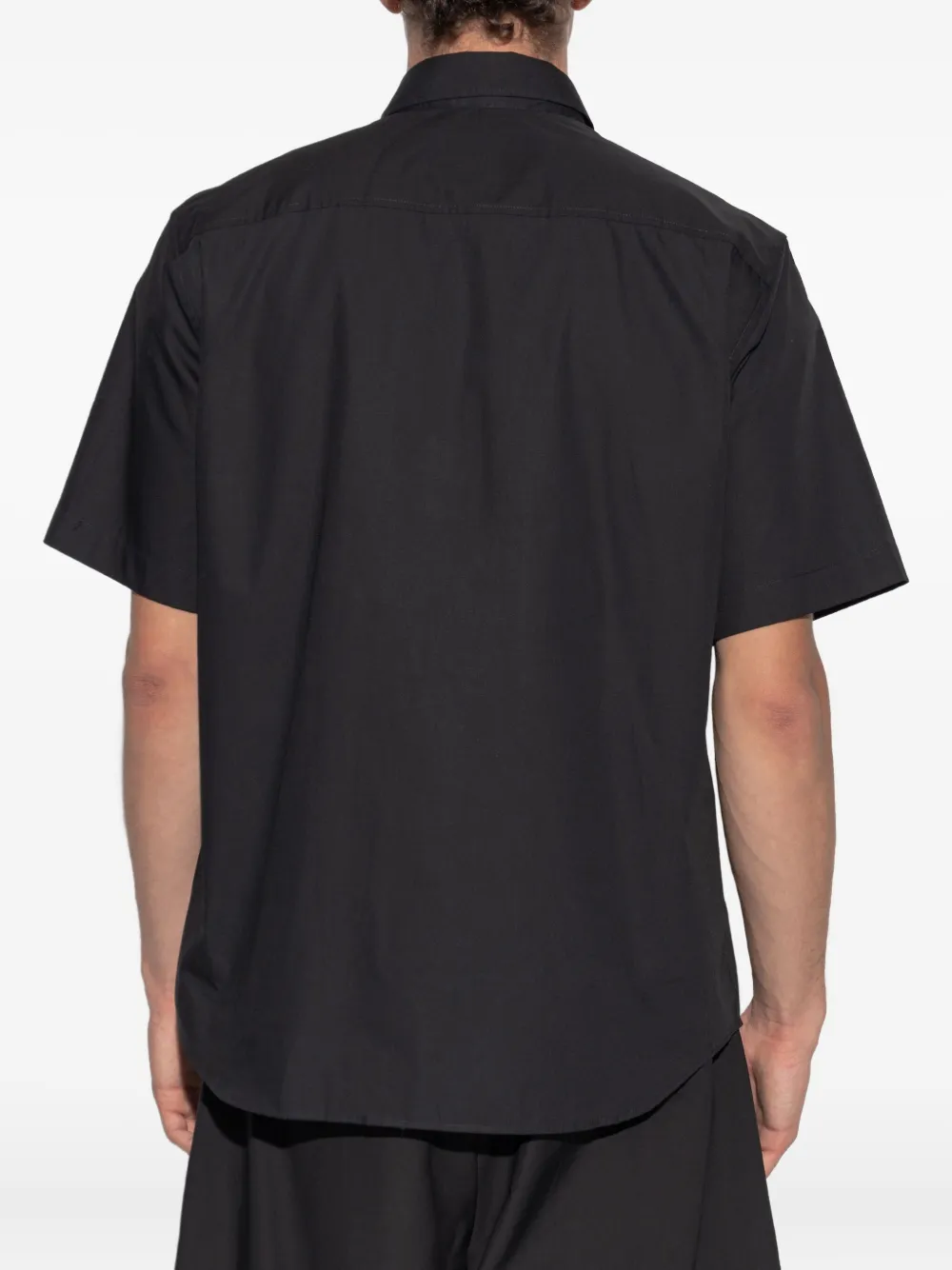 Versace Jeans Couture Overhemd met korte mouwen Zwart