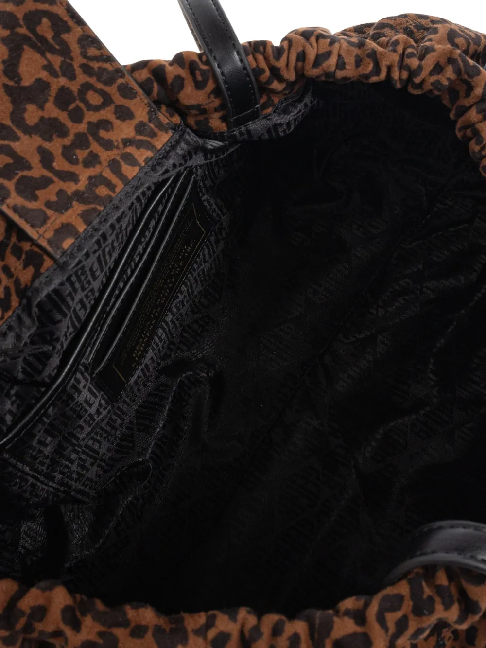 Kurt Geiger Kensington Leopard-print Quilted Tote Bag In Brown