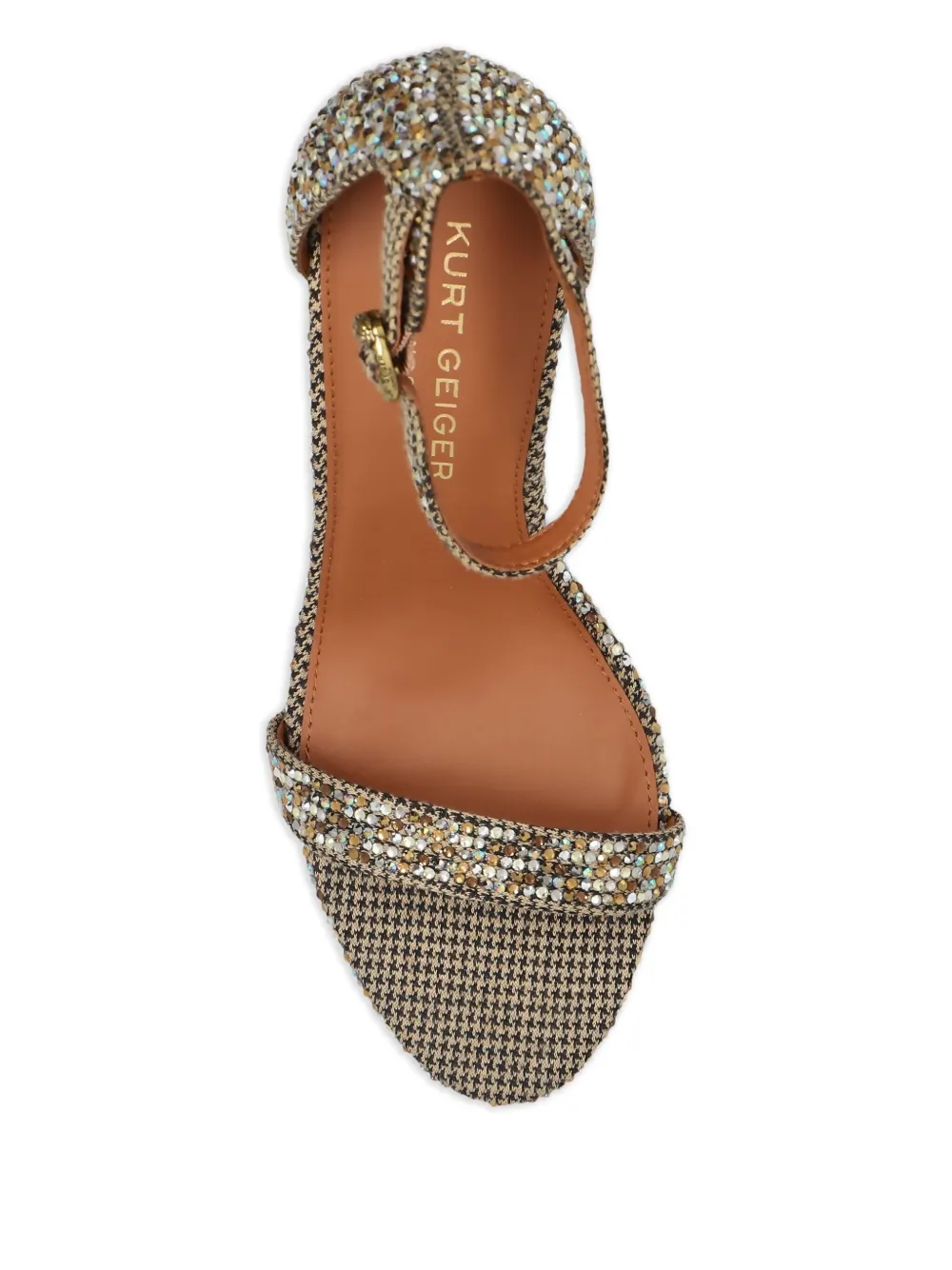 Kurt Geiger 85mm Perspex Embellished Sandals In Multi