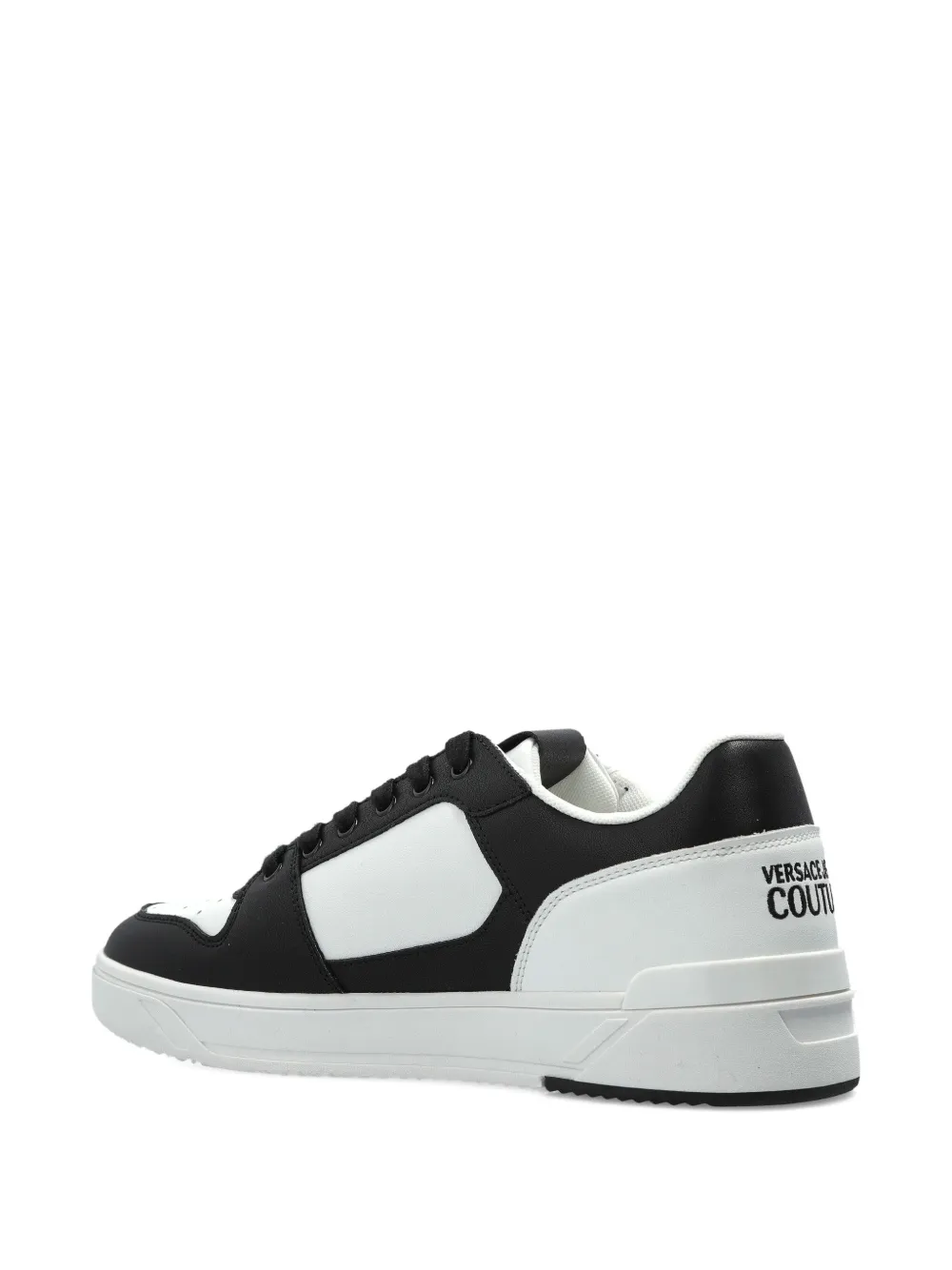 Versace Jeans Couture Logo-print Sneakers In White