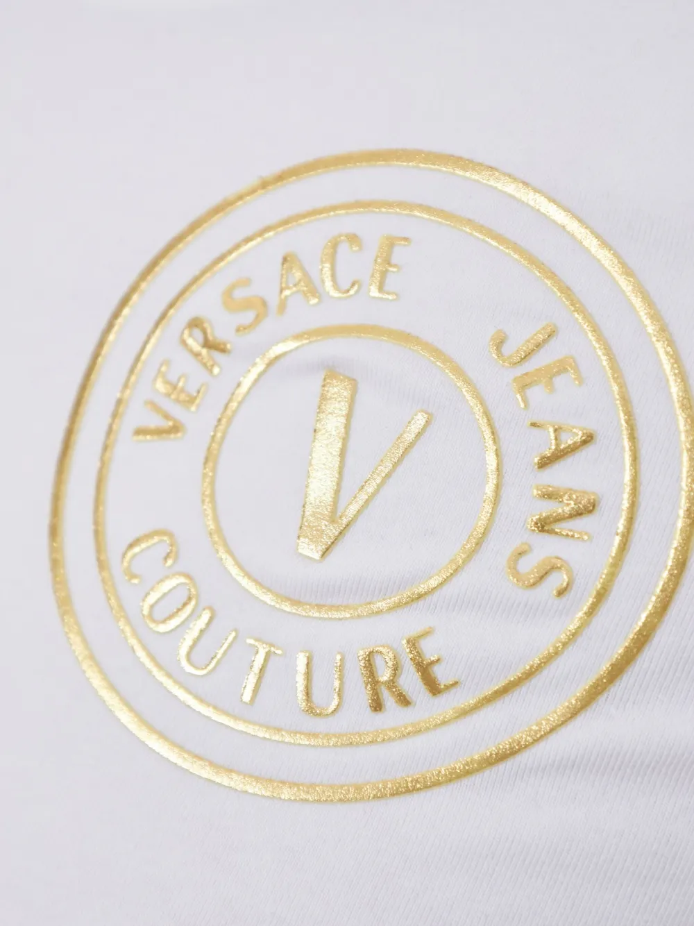 Versace Jeans Couture T-shirt met ronde hals Wit