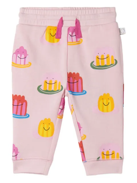 Stella McCartney Kids jelly-print drawstring track pants