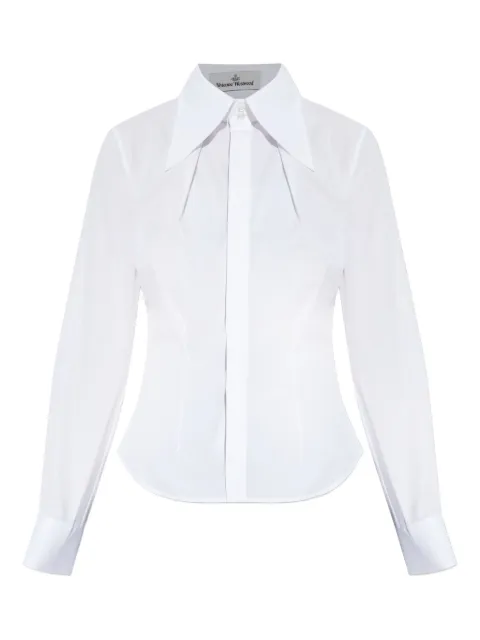 Vivienne Westwood embroidered-logo cotton shirt