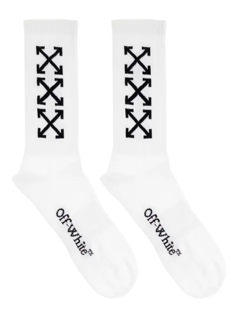 Off-White arrow-print socks