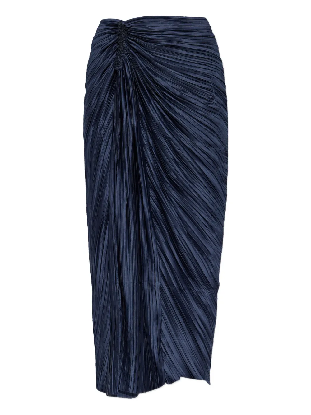 Cult Gaia pleated draped skirt | Blue | Image 1