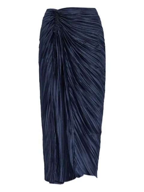 Cult Gaia pleated draped skirt