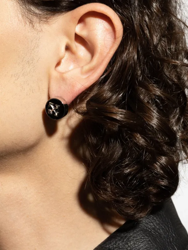 Off-White オフホワイト　ピアス(両耳) アロー 大人気】Off-White オフホワイト Arrows ロゴモチーフピアス