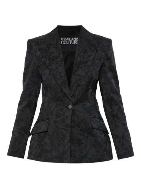 Versace Jeans Couture Barocco pattern blazer