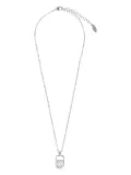 Off-White chain-link pendant necklace - Silver