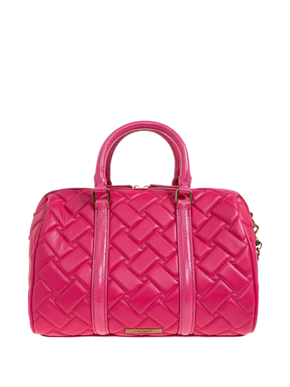 Kurt Geiger Boston Quilted-design Tote Bag In Pink