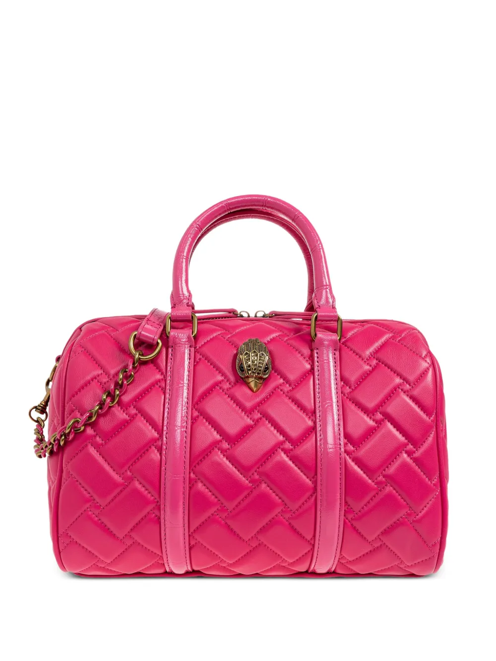 Kurt Geiger Boston Quilted-design Tote Bag In Pink