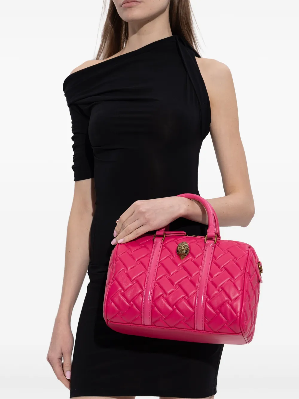 Kurt Geiger London Boston quilted-design tote bag - Roze