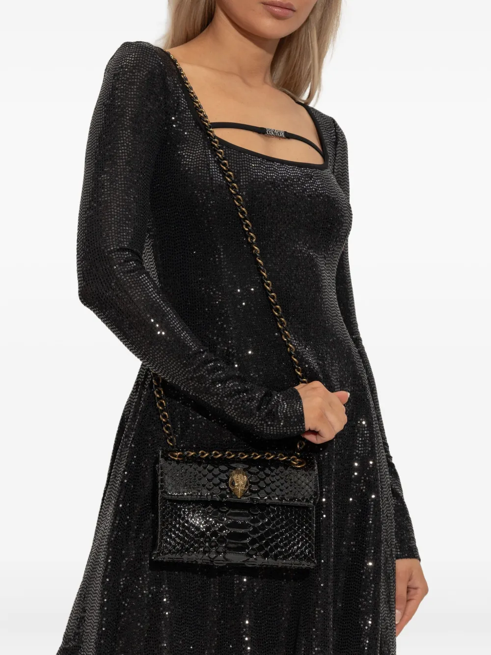 Kurt Geiger London mini Kensington shoulder bag - Zwart