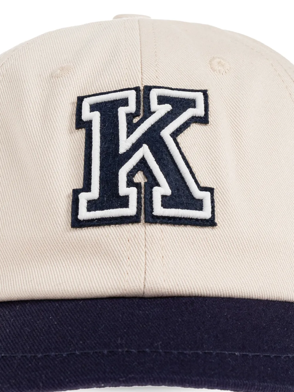 Kenzo Honkbalpet met logopatch Beige