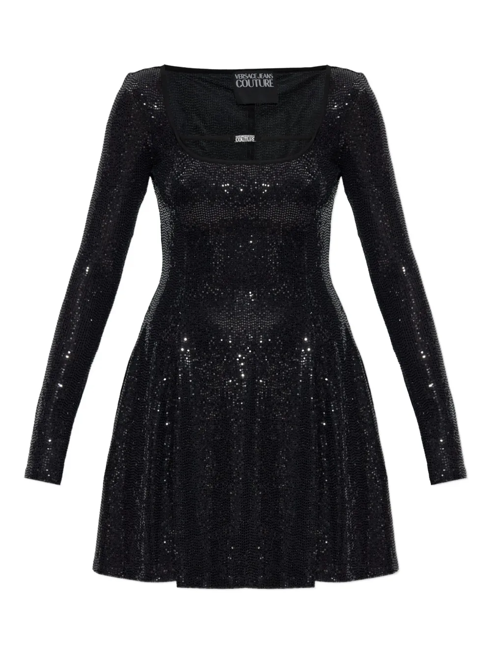 Versace Jeans Couture sequin-embellished mini dress | Black | Image 1
