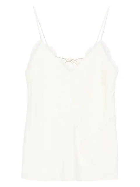 Róhe lace-detail cami top