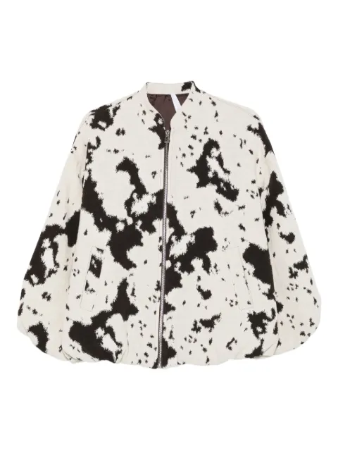 IMPERIAL graphic-print zip-front jacket