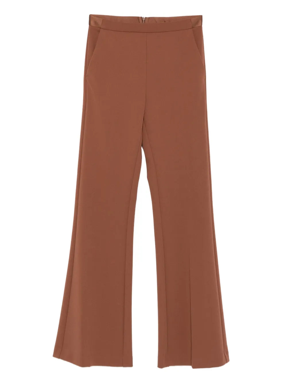 IMPERIAL pocket-detail flared trousers | Brown | Image 1
