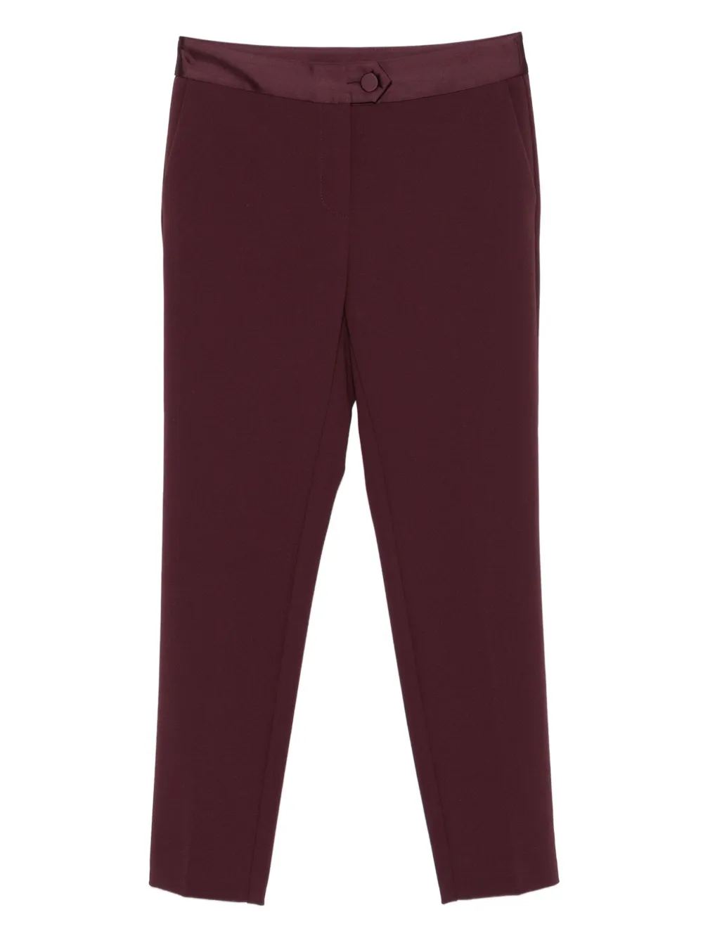 IMPERIAL satin-waistband trousers | Red | Image 1
