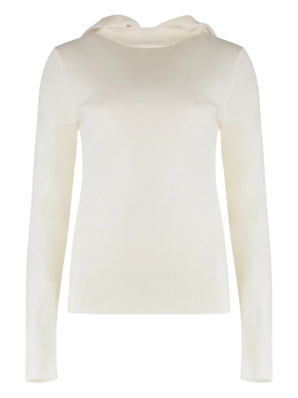 P.a.r.o.s.h . Linfa Knitted Hoodie In White