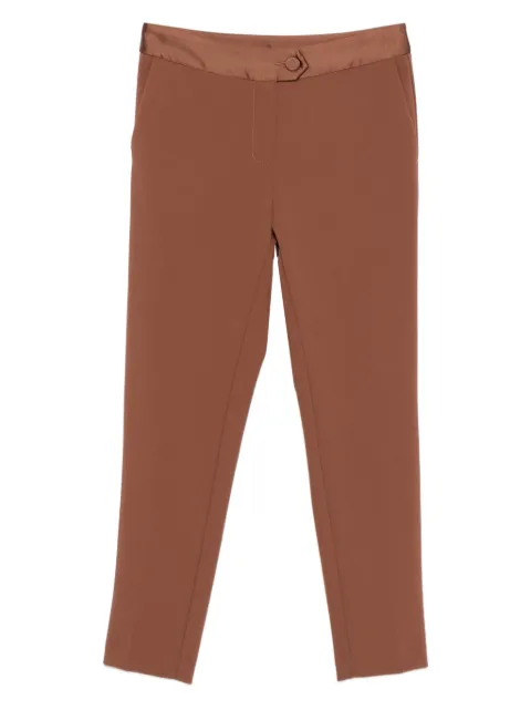 IMPERIAL button-fastening satin-waistband trousers