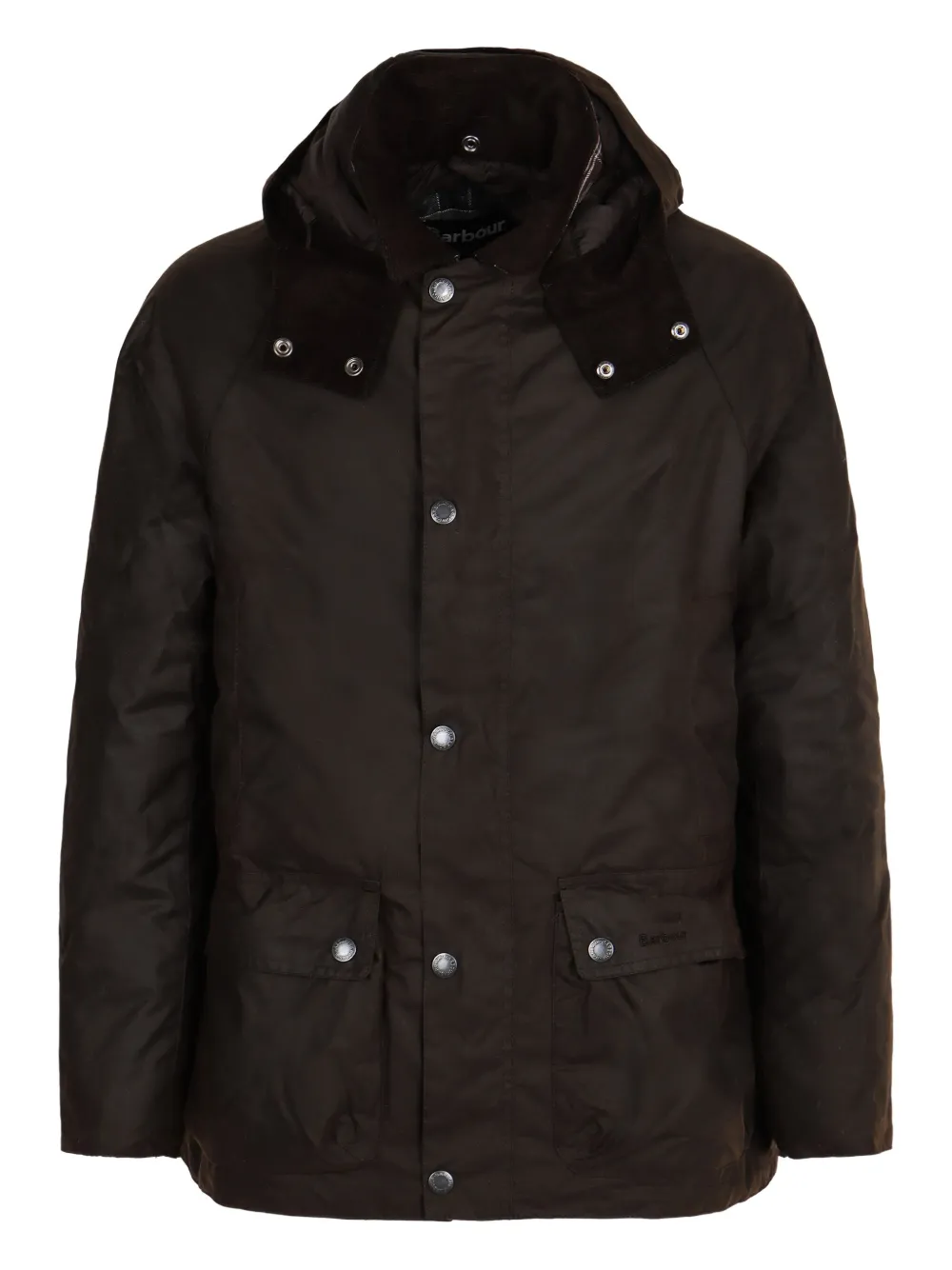 Barbour Beaufort cotton hooded coat - ブラウン Barbour Beaufort cotton hooded coat - ブラウン