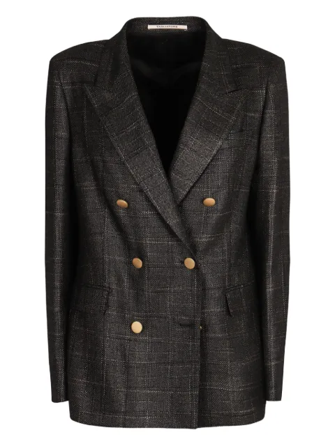 Tagliatore blazer con doble botonadura y motivo de cuadros