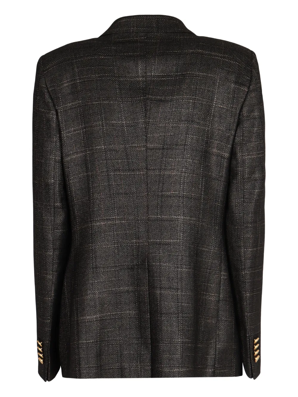 Tagliatore check double-breasted blazer Zwart