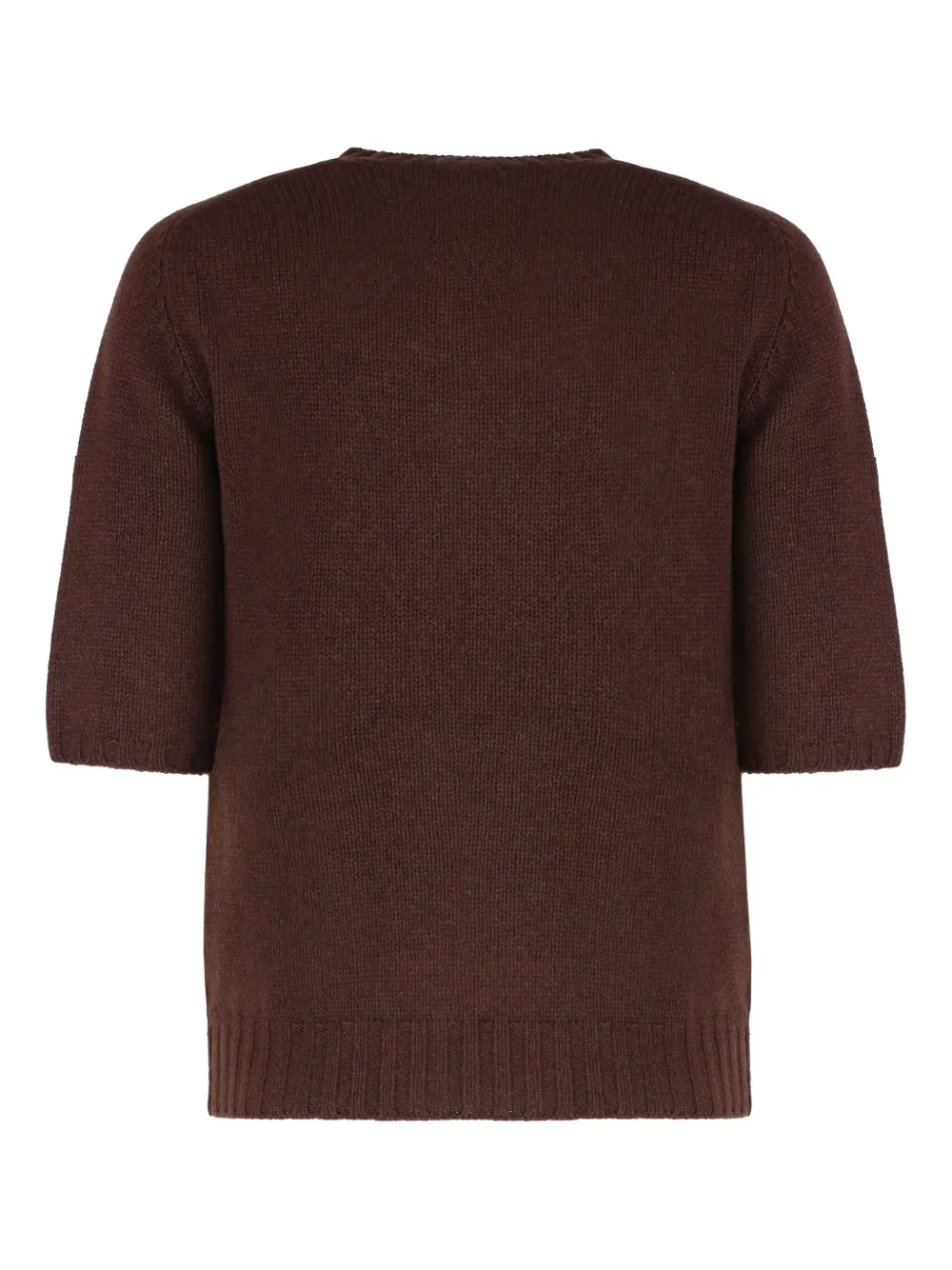 Fabiana Filippi stone-embellished cut-out sweater Bruin