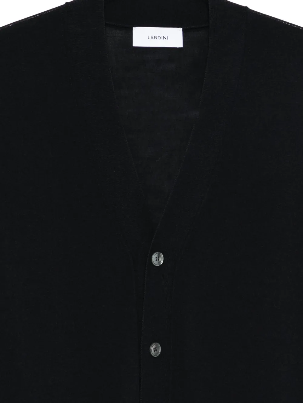 Lardini Wollen vest met V-hals Blauw