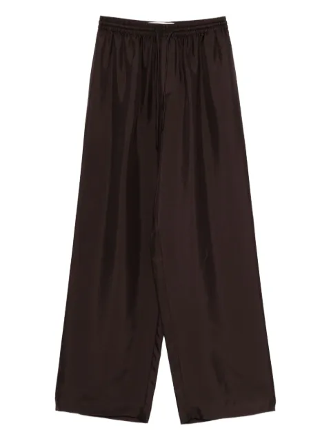 Róhe drawstring-waist silk trousers