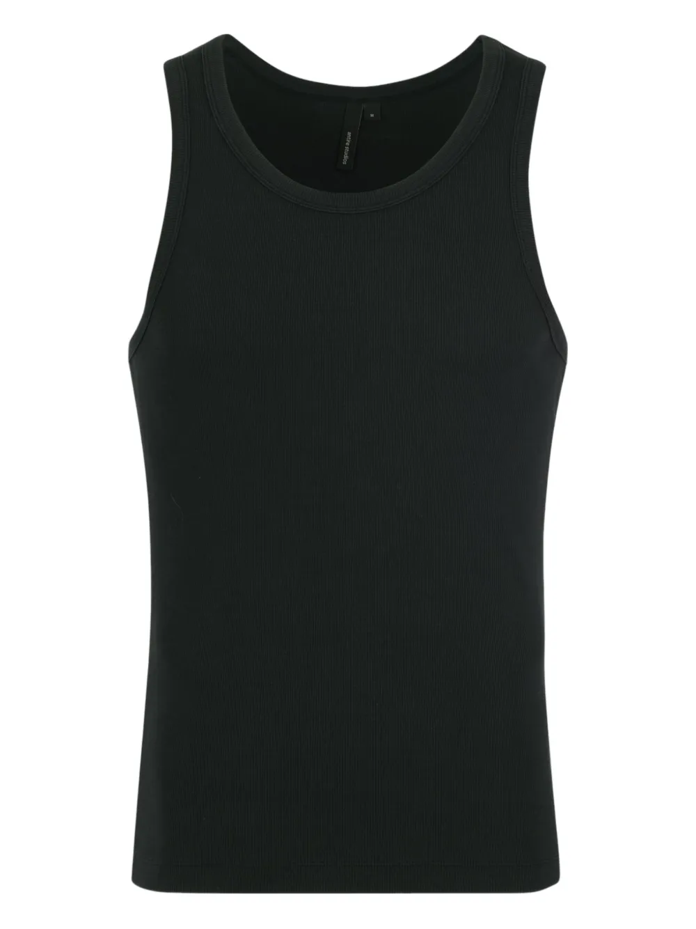 ENTIRE STUDIOS ribbed-trims tank top | Black | Image 1