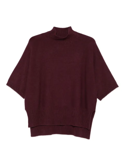 IMPERIAL high-neck short-sleeve sweater 