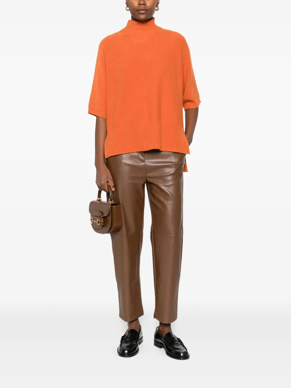 IMPERIAL high-neck short-sleeve sweater | Sweaters | Image 2