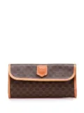 Céline Pre-Owned 1996 Macadam Coated Canvas clutch bag - Brown
