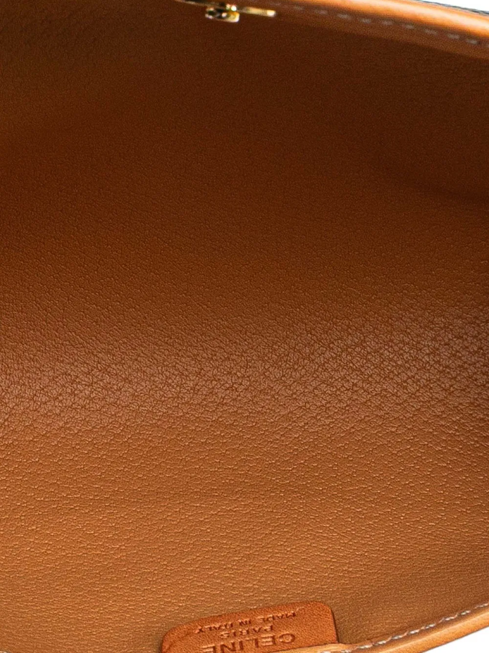 Pre-owned Celine 1996 Macadam Coated Canvas Clutch Bag In Brown