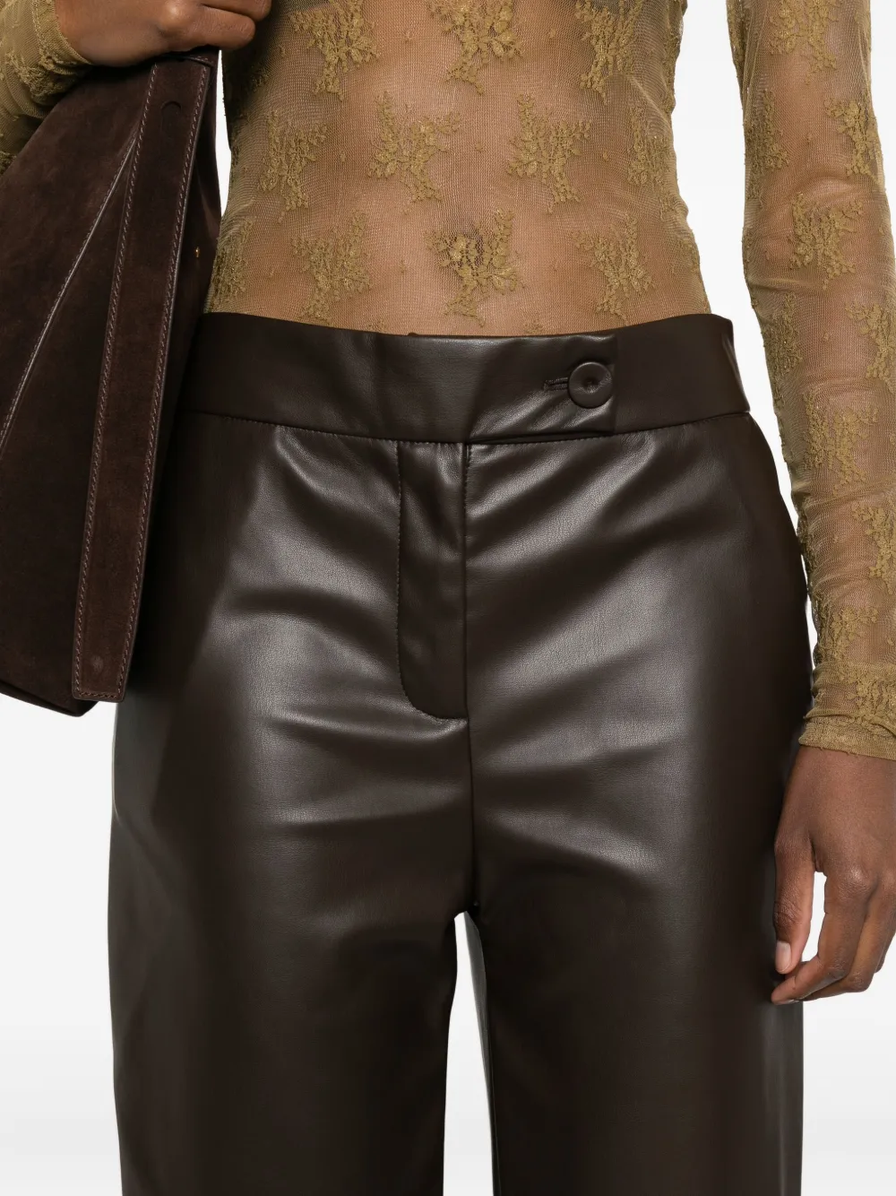 IMPERIAL Cropped broek Bruin