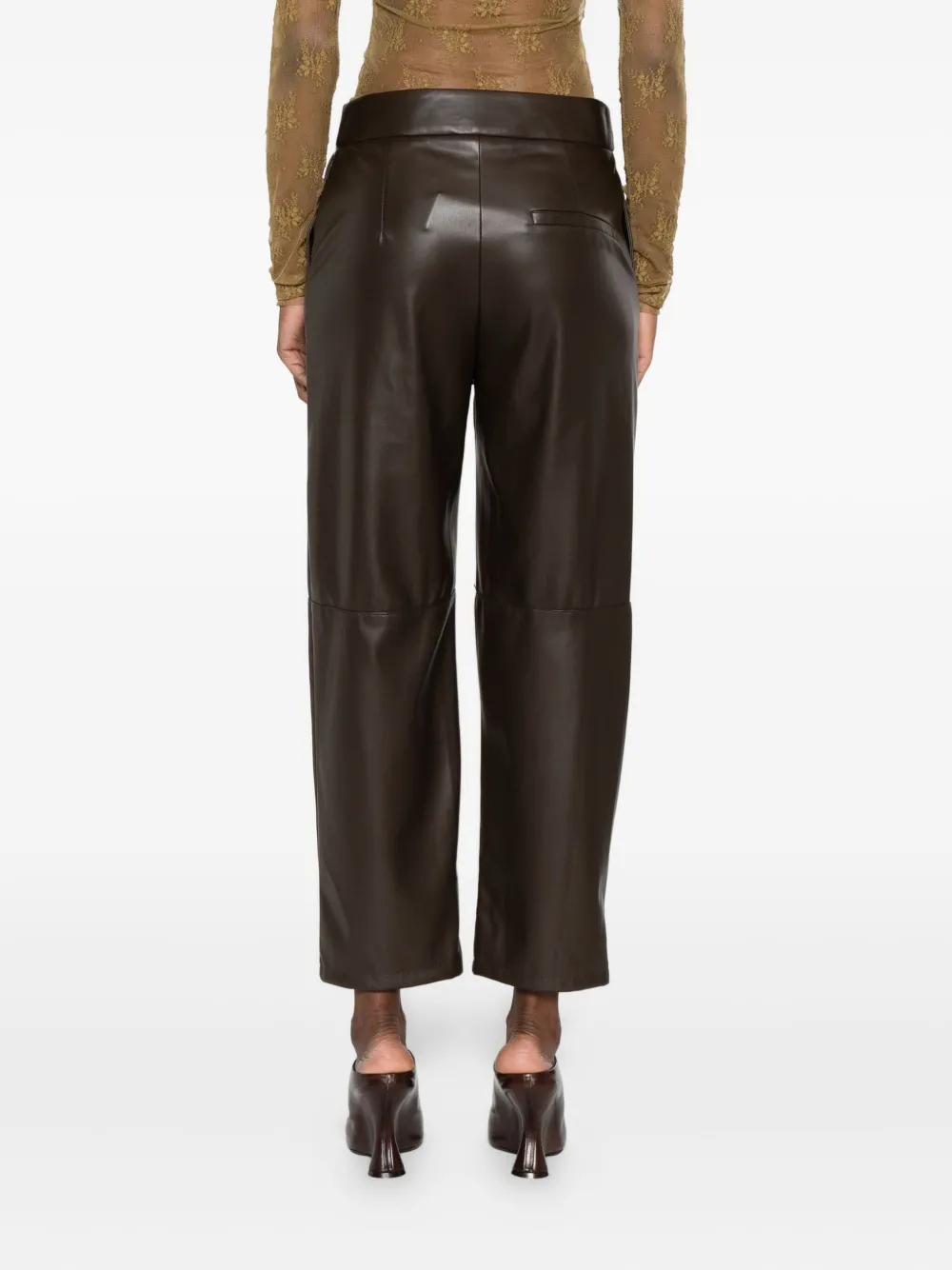 IMPERIAL Cropped broek Bruin