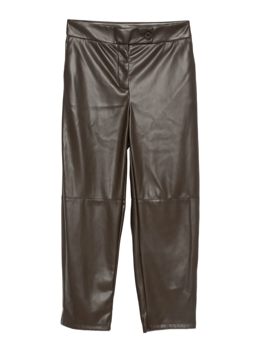 IMPERIAL panelled crop trousers | Brown | Image 1