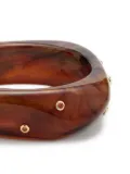 Luv Aj Luv AJ Ibiza lucite cuff - Brown