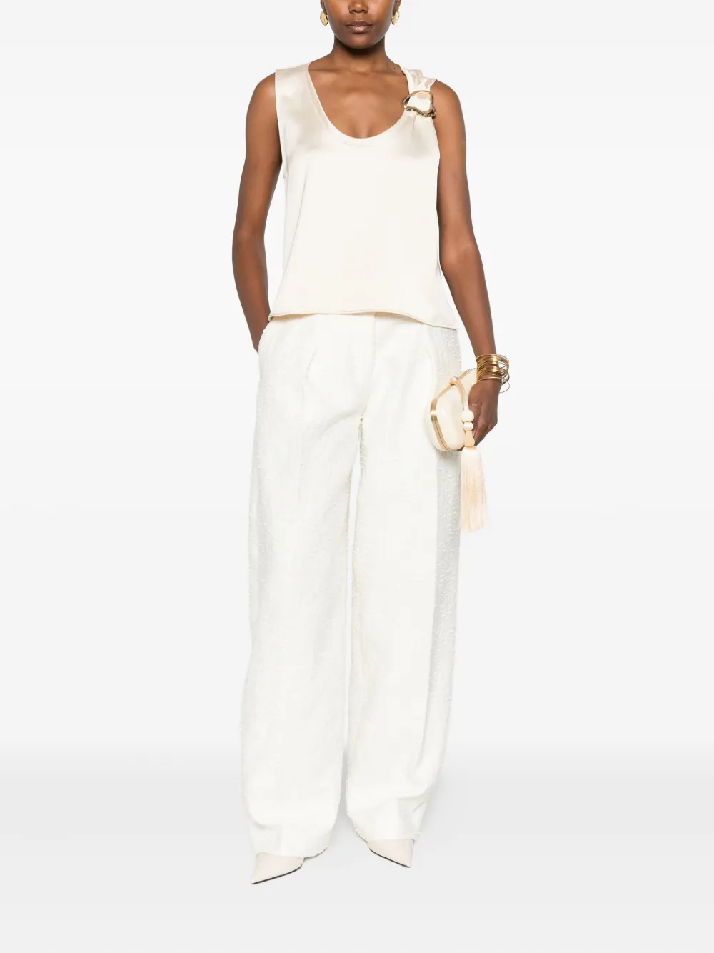IMPERIAL buckle-detail sleeveless top | Blouses | Image 2
