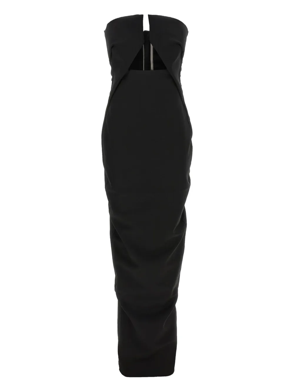 Rick Owens cutout maxi dress - ブラック Rick Owens cutout maxi dress - ブラック
