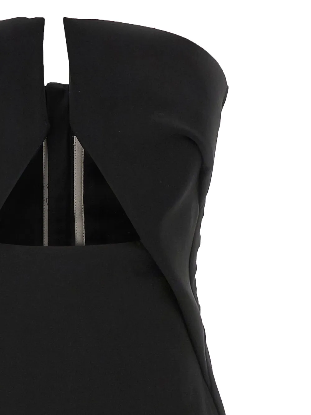 Rick Owens Cutout Maxi Dress In Black