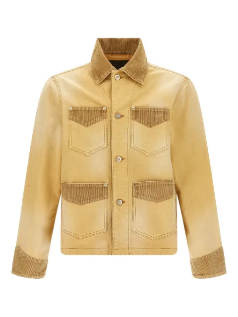 Wales Bonner Sierra corduroy-panel canvas jacket