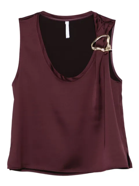 IMPERIAL gold-buckle blouse