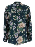 MANTERO 1902 floral-print button-down shirt - Green